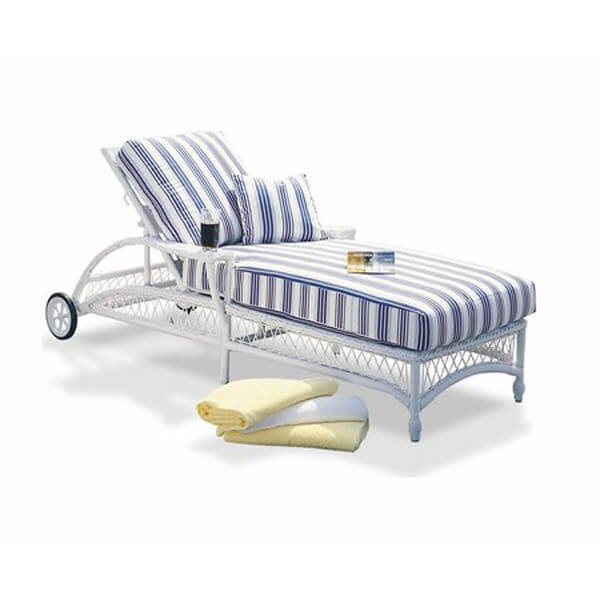 White Blue Bed